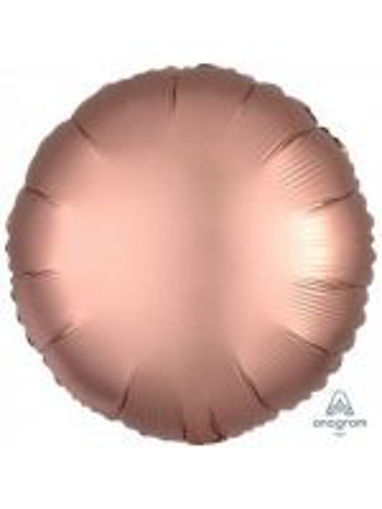 Picture of SATIN LUXE ROSE COPPER ROUND 17 INCH